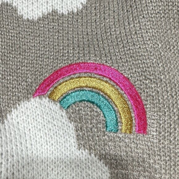 Torrid Rainbow Cloud Pullover Sweater Crew Neck Womens Size 3X Drop Shoulder - Picture 3 of 9